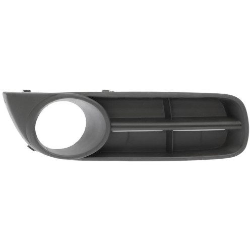 Решітка переднього бампера права Skoda Fabia 2, Roomster 2007-2010 (Тайвань) з отв. 5J0853666