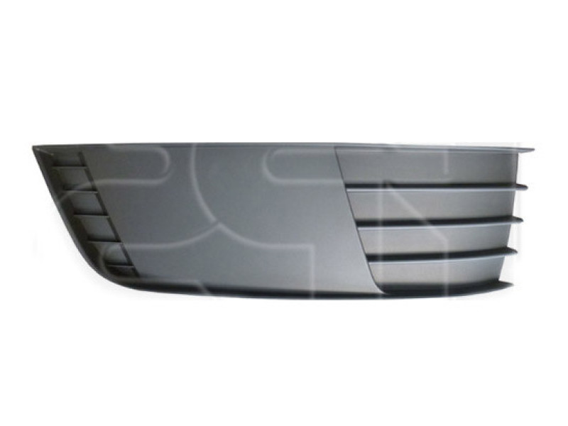 Решітка переднього бампера права Skoda Octavia A7 13-17 (Тайвань) смугами, без отв.