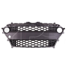 Решітка переднього бампера середня Hyundai i10 17-19 (Тайвань) текстура