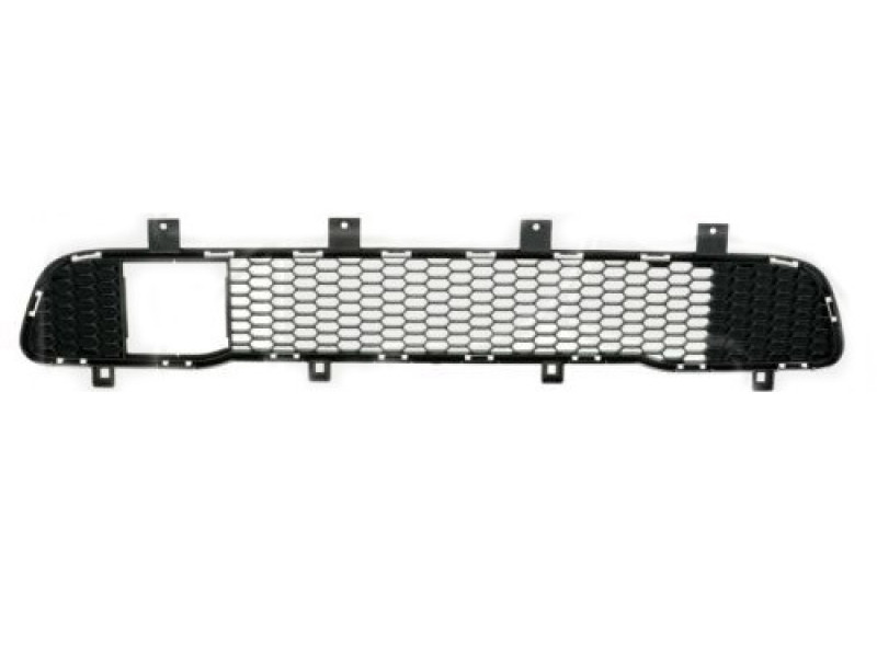 Решітка переднього бампера середня Jeep Compass 17-21 (Тайвань) з отв. під круїз