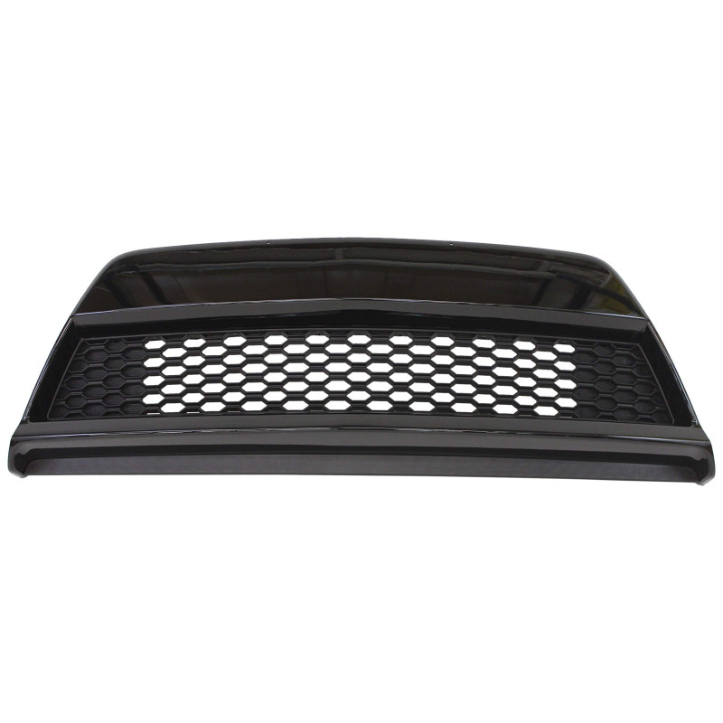 Решітка переднього бампера середня Kia Cerato Koup 09-12 (Тайвань) чорний глянець 865601M310