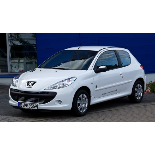 Решітка переднього бампера середня Peugeot 206 PLUS 2009-2012 FPS 1611095280