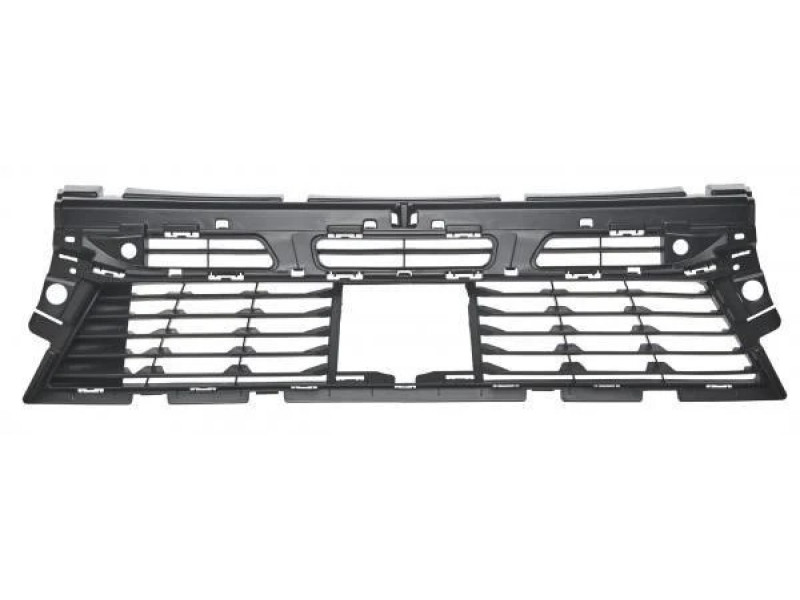 Решітка переднього бампера середня Peugeot 3008 16-, 5008 16- (Тайвань) з отв. під п/тронік 9810868080