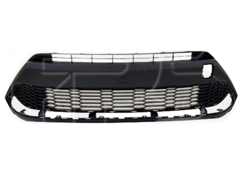 Решітка переднього бампера середня Toyota C-HR 20- (Тайвань) чорна текстура