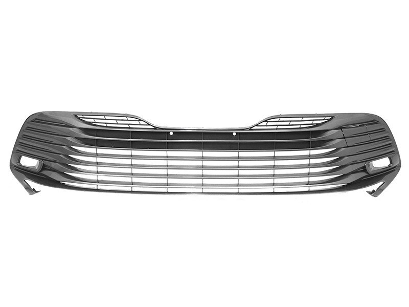 Решітка переднього бампера середня Toyota Camry XV70 LE / XLE 17- (Тайвань) без отв. під п/тронік 5310206580