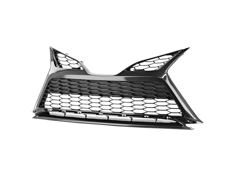 Решітка переднього бампера середня Toyota Camry XV70 XSE 21- (Тайвань) темно-сірий глянець 5310206630