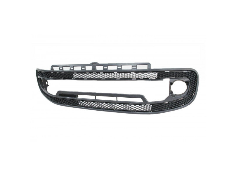 Решітка переднього бампера середня VW UP! 12-17 (Тайвань) з отв. під ПТФ 1S0853677E9B9