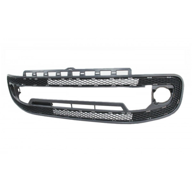 Решітка переднього бампера середня VW UP! 12-17 (Тайвань) з отв. під ПТФ 1S0853677E9B9