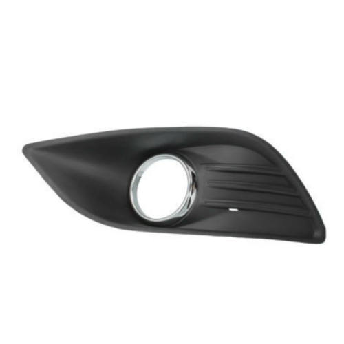 Решітка протитуманної фари ліва Ford Focus 2 рестайлінг 2008-2011 (LKQ) з хром окуляром - 1528561