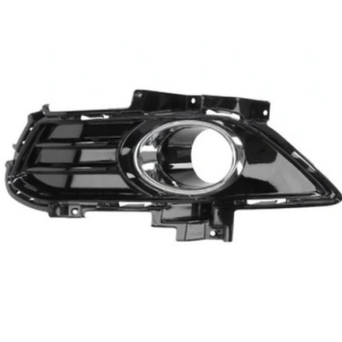 Решітка протитуманної фари ліва Ford Mondeo 5 14-17, Fusion 12-17 (TP) хром окуляр, чорний глянець DS7Z17B814AB