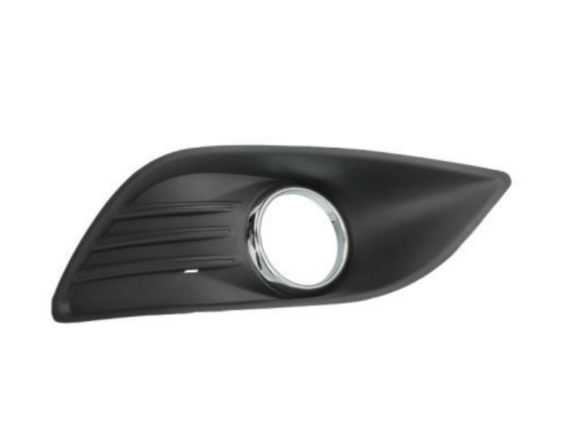 Решітка протитуманної фари права Ford Focus 2 рестайлінг 08-11 (LKQ) з хром окуляром - 1528560