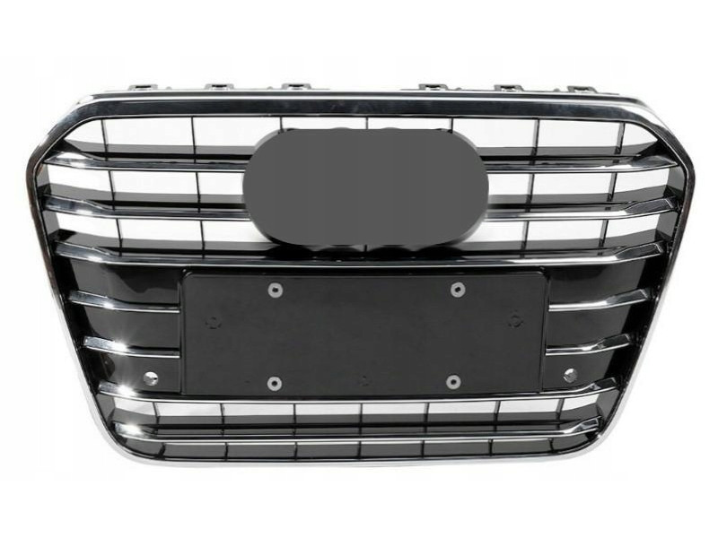 Решітка радіатора Audi A6 C7 11-14 USA (Signeda) з отв. під п/тронік 4G0853653T94