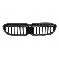 Решітка радіатора BMW 3 G20 / G21 19- (Тайвань) без отв. під камеру, чорний глянець 51138072085