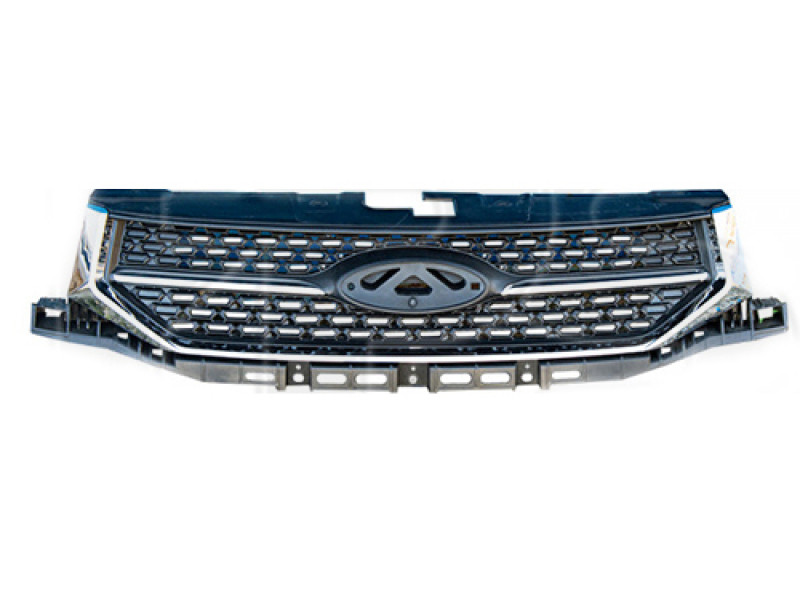 Решітка радіатора Chery Tiggo 2 16- (Тайвань) з хром. молд.