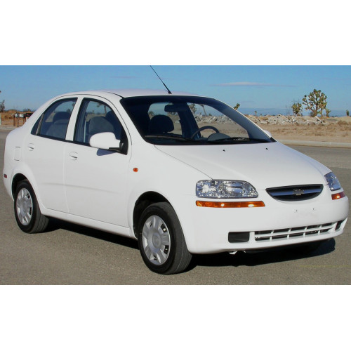 Решітка радіатора Chevrolet Aveo 04-05 SDN/HB, хром смужка FPS 96492232