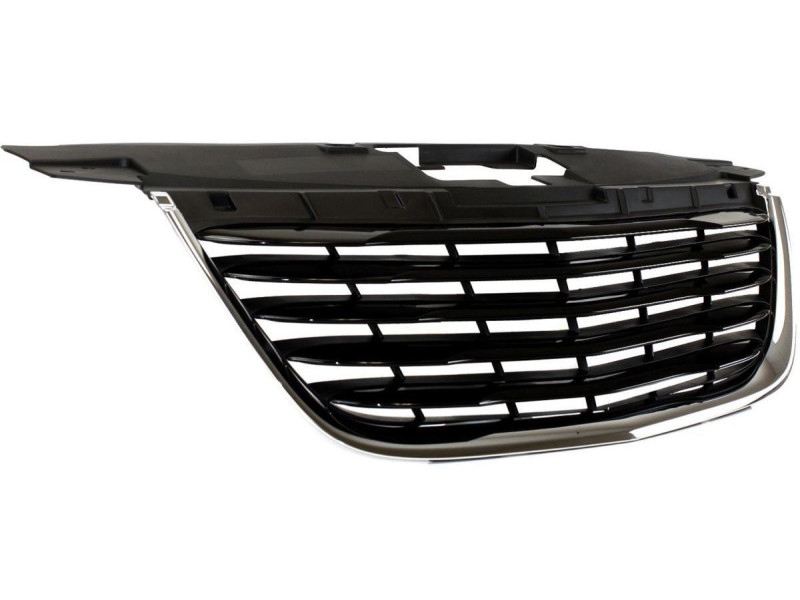 Решітка радіатора Chrysler 200 11-14 (Тайвань) чорний глянець хром молдинг 68102305AE