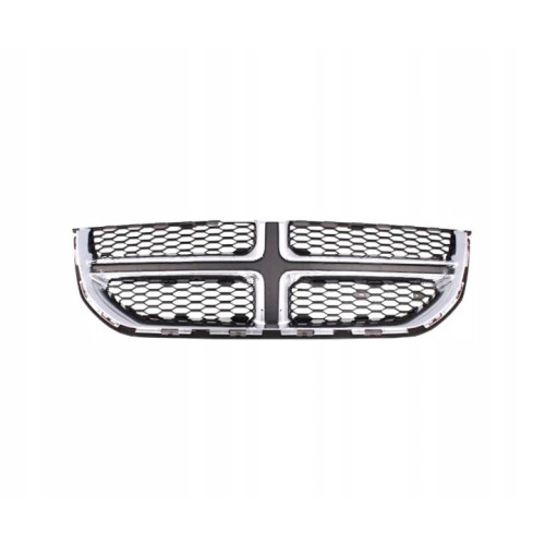 Решітка радіатора Dodge Grand Caravan, Chrysler Voyager, Town and Country 11- (Тайвань) чорна / хром 68088969AA