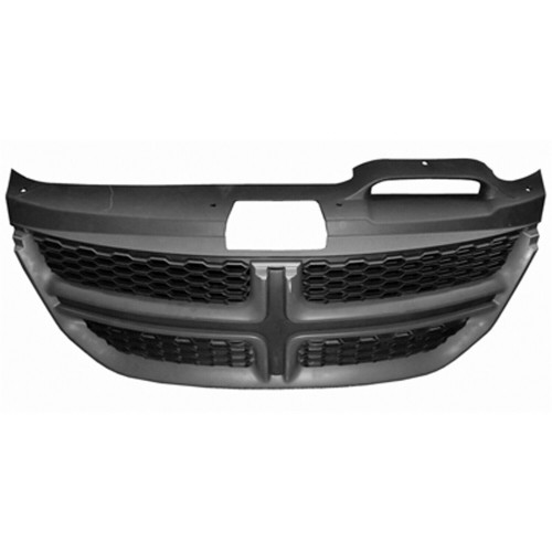 Решітка радіатора Dodge Journey 11-19 (Тайвань) чорна / темно-сіра 1VU67TZZAA 