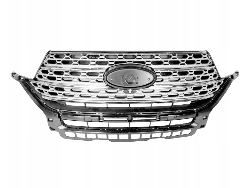 Решітка радіатора Ford Explorer Limited USA 19- (Тайвань) чорна з хром. молдингам LB5Z8200CD 