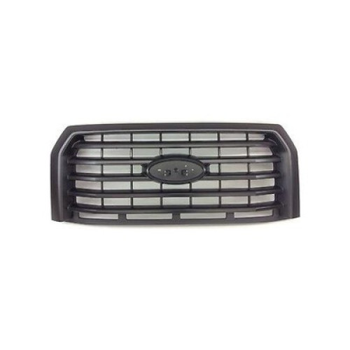 Решітка радіатора Ford F-150 2015-2017 XLT чорна чорна рамка (Тайвань) FL3Z8200VPTM