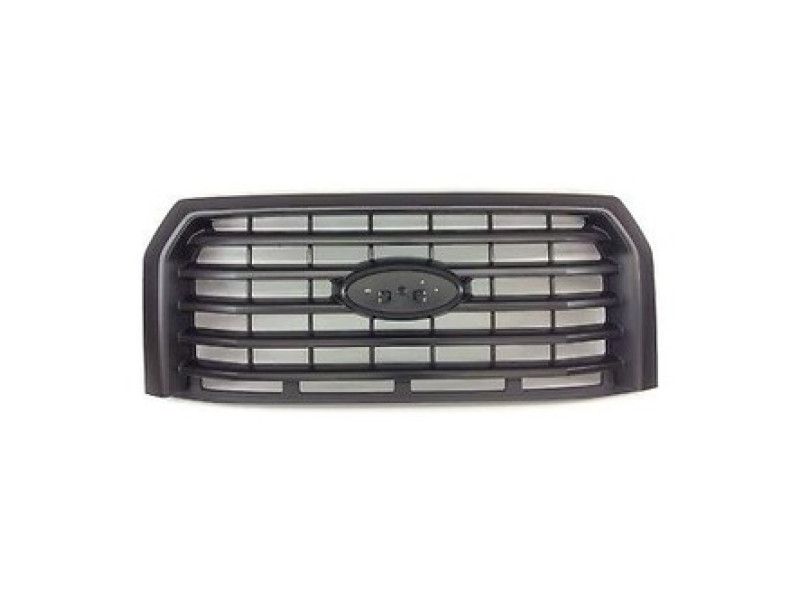 Решітка радіатора Ford F-150 15-17 XLT чорна чорна рамка (Тайвань) FL3Z8200VPTM