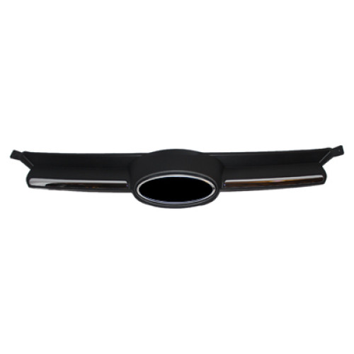 Решітка радіатора Ford Focus 3 2011-2014 (Тайвань) чорний глянець, з хром молд. 1718747