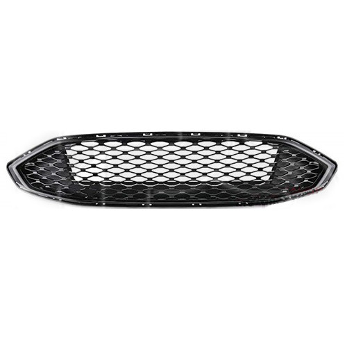 Решітка радіатора Ford Mondeo 5 14-17, Fusion 12-17 Sport (Тайвань) сітка чорна, хром. молд.