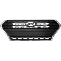 Решітка радіатора Hyundai Accent 5 18- (Тайвань) чорна, хром молд. 86350J0000