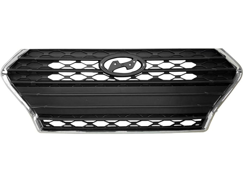 Решітка радіатора Hyundai Accent 5 18- (Тайвань) чорна, хром молд. 86350J0000