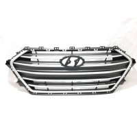 Решітка радіатора Hyundai Elantra AD 16-18 сіро/чорна (Tempest) 86350F2000