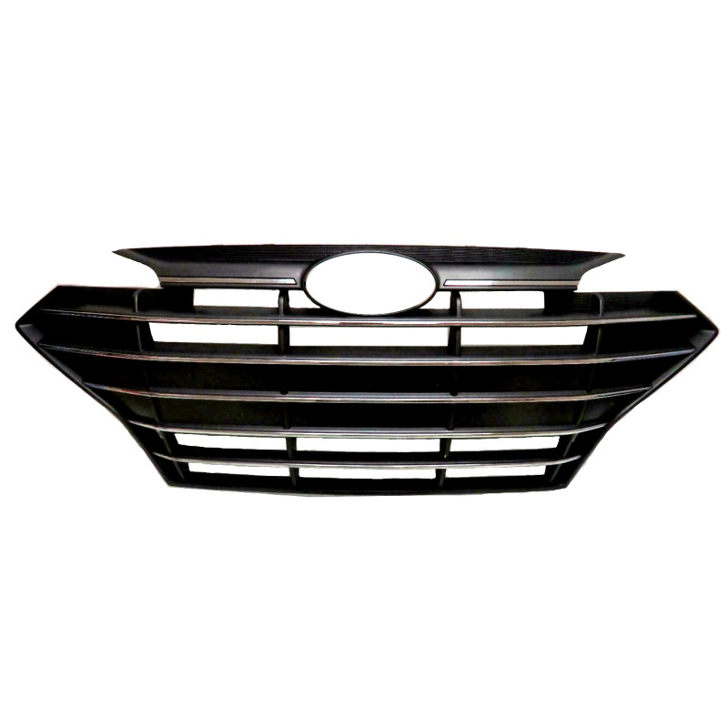 Решітка радіатора Hyundai Elantra AD 18-20 (Тайвань) чорна / хром 86350F3510