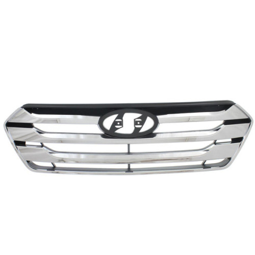 Решітка радіатора Hyundai Santa Fe 3 2012-2016 (Тайвань) хром 863502W010