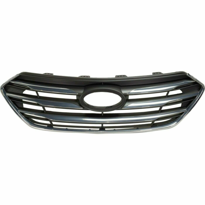 Решітка радіатора Hyundai Santa Fe 3 16-18 (Tempest) без отв. під камеру 863514Z500