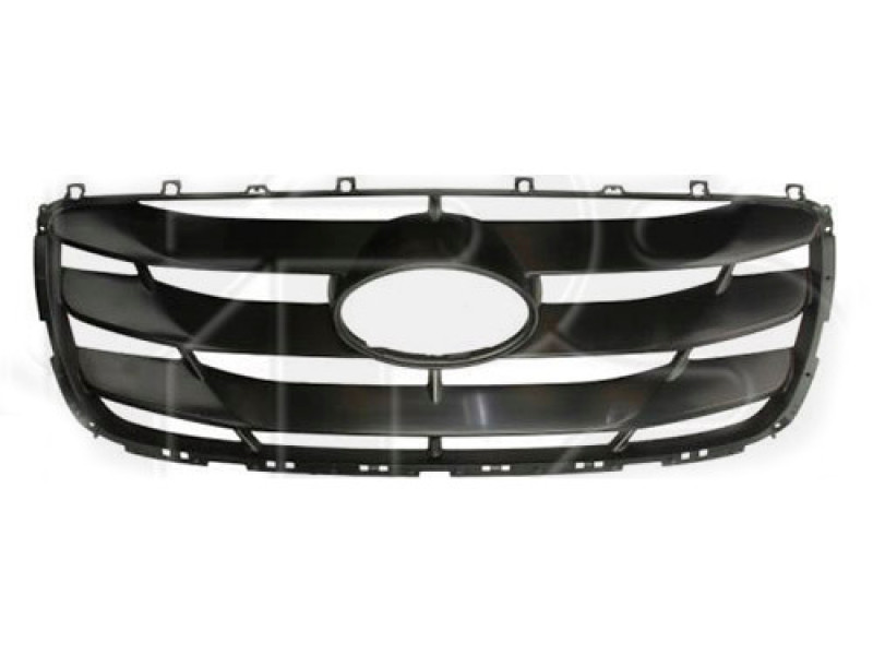 Решітка радіатора Hyundai Santa Fe USA 09-12 (Тайвань) чорна