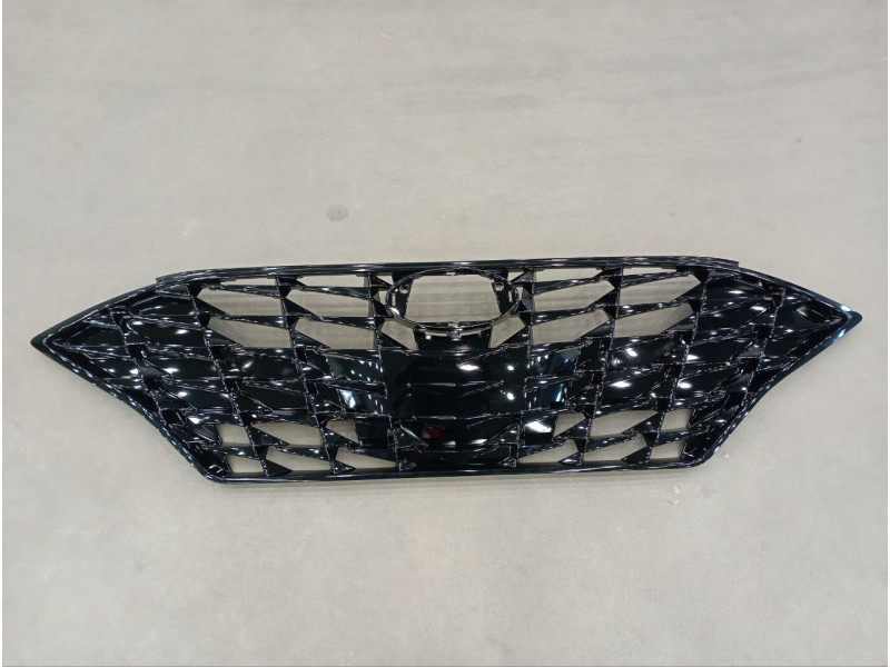 Решітка радіатора Hyundai Sonata DN8 SEL 19- (Тайвань) чорний глянець 86350L0700