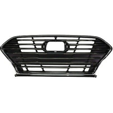 Решітка радіатора Hyundai Sonata LF 17-19 (Китай) без місця під номер 86350C2AB0