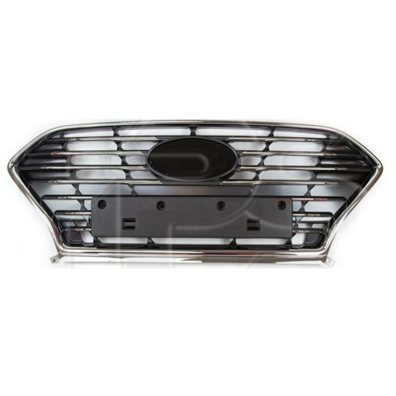 Решітка радіатора Hyundai Sonata LF 17-19 (Тайвань) чорна/хром 86350C2AA0