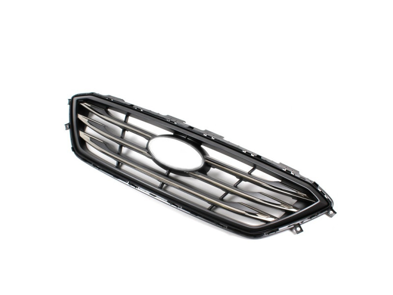 Решітка радіатора Hyundai Sonata LF Sport 14-17 (TP) з хром молд., три ребра 86350C2000