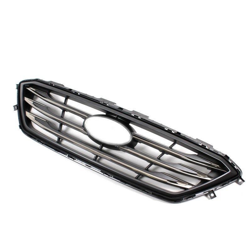 Решітка радіатора Hyundai Sonata LF Sport 14-17 (Тайвань) з хром молд., три ребра 86350C2000