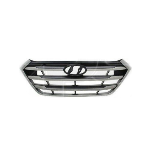 Решітка радіатора Hyundai Tucson TL 2015-2018 (Китай) чорна / хром