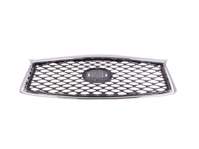 Решітка радіатора Infiniti Q50 17- (Тайвань) хром / темно сіра, без отв. під камеру 62310-6HH0A