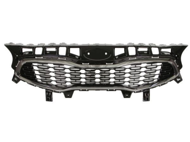 Решітка радіатора Kia Ceed 16-18 (Тайвань) чорний глянець, з хром молд. 86350A2610