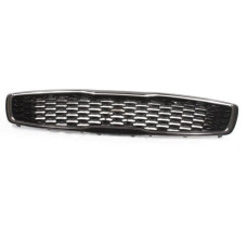 Решітка радіатора Kia Cerato 16-18 (Китай) чорний глянець, хром молдинг 86350A7800