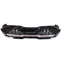 Решітка радіатора Kia Niro Hybrid 19-22 (Тайвань) чорний глянець, хром молдинг