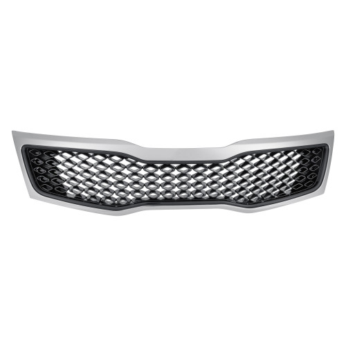 Решітка радіатора Kia Optima 11-13 (Тайвань) чорна / хром 863502T000
