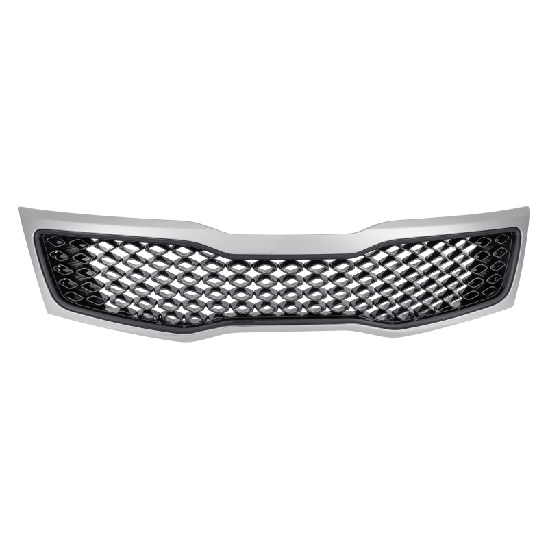 Решітка радіатора Kia Optima 11-13 (Китай) чорна / хром 863502T000