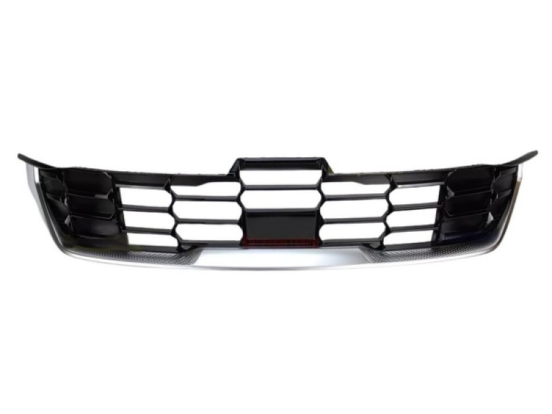 Решітка радіатора Kia Seltos 20- (Тайвань) чорний глянець, молд. сірий металік 86350Q5320