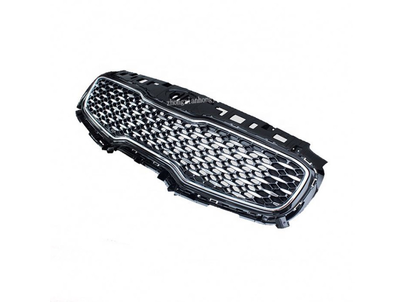 Решітка радіатора Kia Sportage QL 15-18 (Китай) чорний глянець / хром 86350D9010