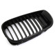 Решітка радіатора ліва BMW 3 E46 01-05 (Тайвань) чорна рамка, чорні ребра 51137030545