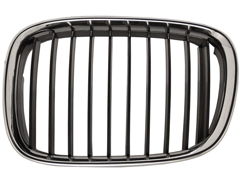 Решітка радіатора ліва BMW 5 E39 96-00 чорна з хром рамкою (FPS) 51138159315